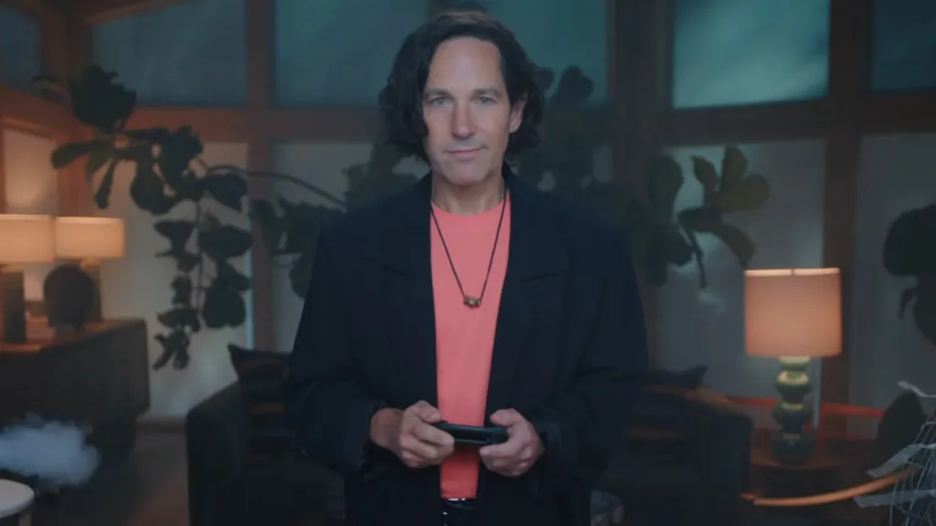 Paul-Rudd-Nintendo-Switch-2 Paul Rudd Rewinds Time in Nostalgic Switch 2 Ad Recreating 1991 SNES Commercial.